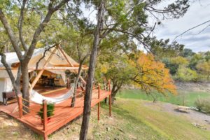 Riverfront Glamping on the Pedernales