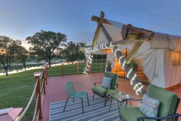 glamping texas hill country