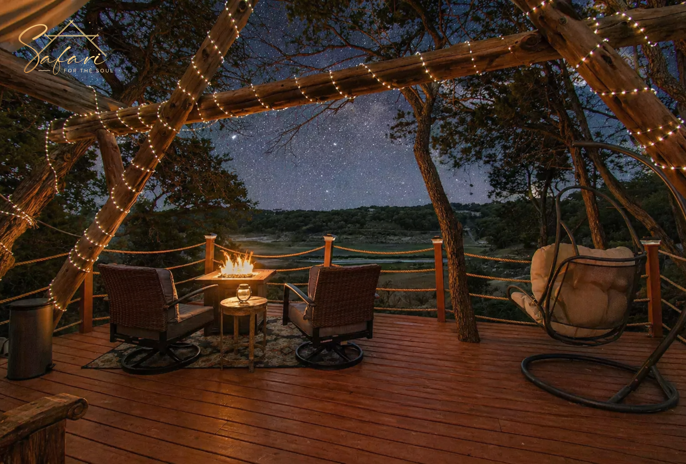 Luxury glamping tent austin texas