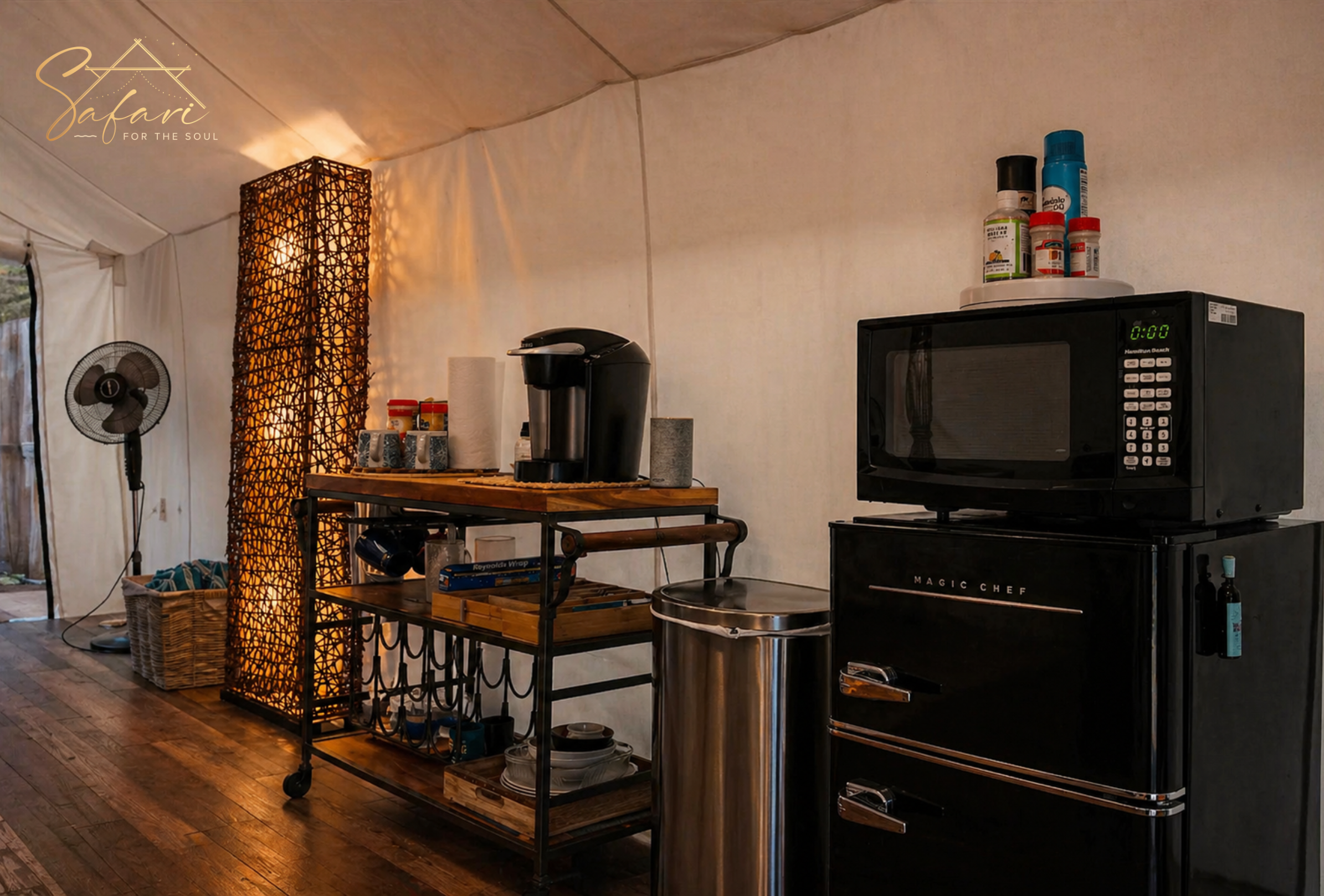 Luxury glamping tent austin texas